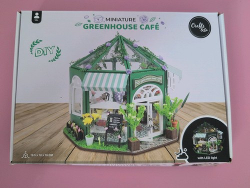Miniatur bastelset greenhouse - bastelset,