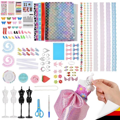 Modedesign mädchen bastelset - modedesign,