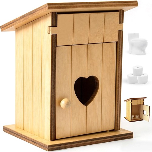 Miniatur wichtel toilette - toilette, holz