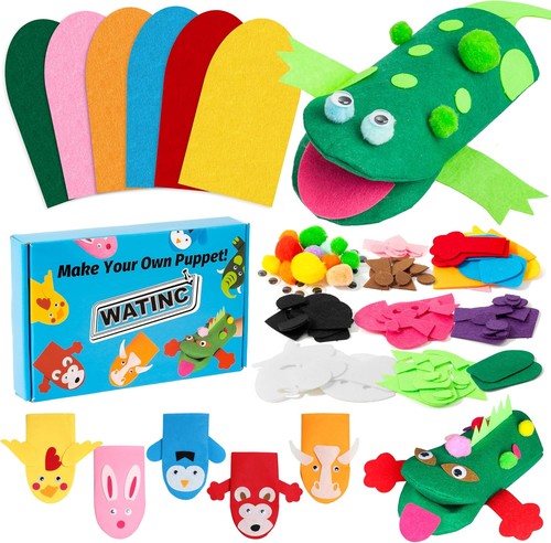 Filzhandpuppe diy set stück - filzhandpuppe,
