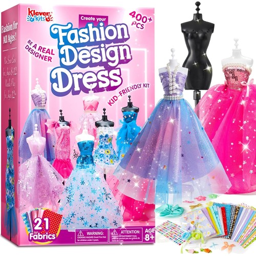 Modedesign mädchen bastelset - modedesign,