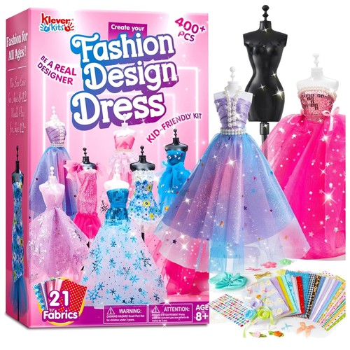 Modedesign mädchen bastelset - modedesign,
