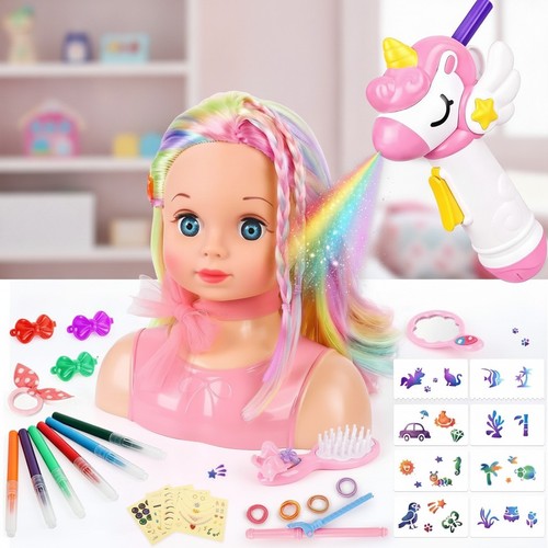 Frisierkopf kinder set mit - kinder,