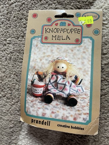 Bastelset knopfpuppe mela neu - mela,