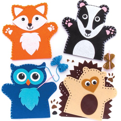 Baker ross ar637 handpuppen - baker,