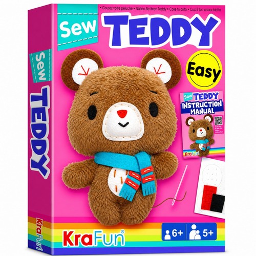 Teddybär nähset kinder - teddybär,