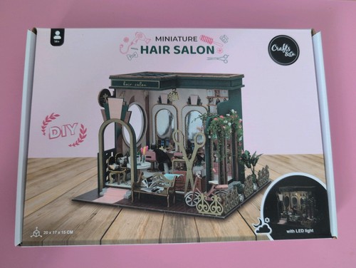 Miniatur bastelset hair salon - miniatur,